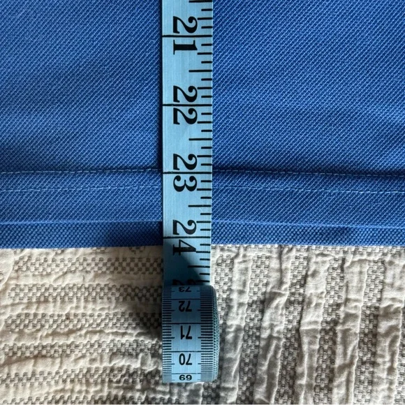 Lacoste Men’s Sky Blue Polo Shirt - large logo on back 🐊- medium - Picture 6 of 7